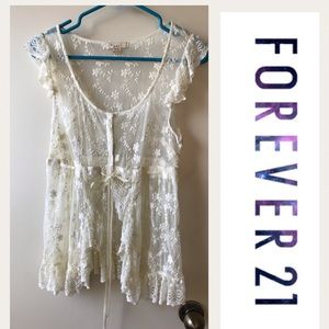 Forever 21 Lacey vest